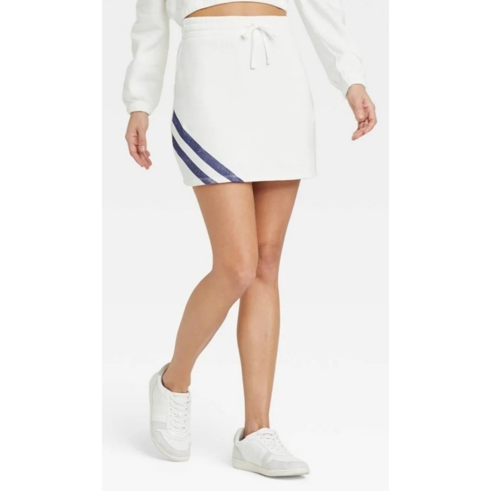 Grayson Threads USA Tennis mini skirt Off White/Cream